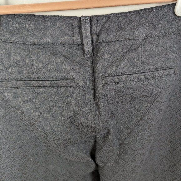 NYDJ | Textured Lace Overlay Ankle Jeans Sz 10 - Picture 6 of 8